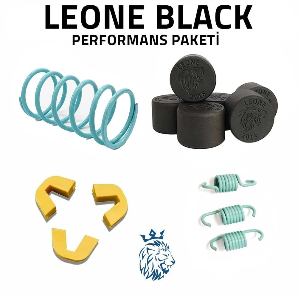 Hero Dash 125 2020 Ve Sonrası Leone Black Edition Performans Paketi - 1750 rpm